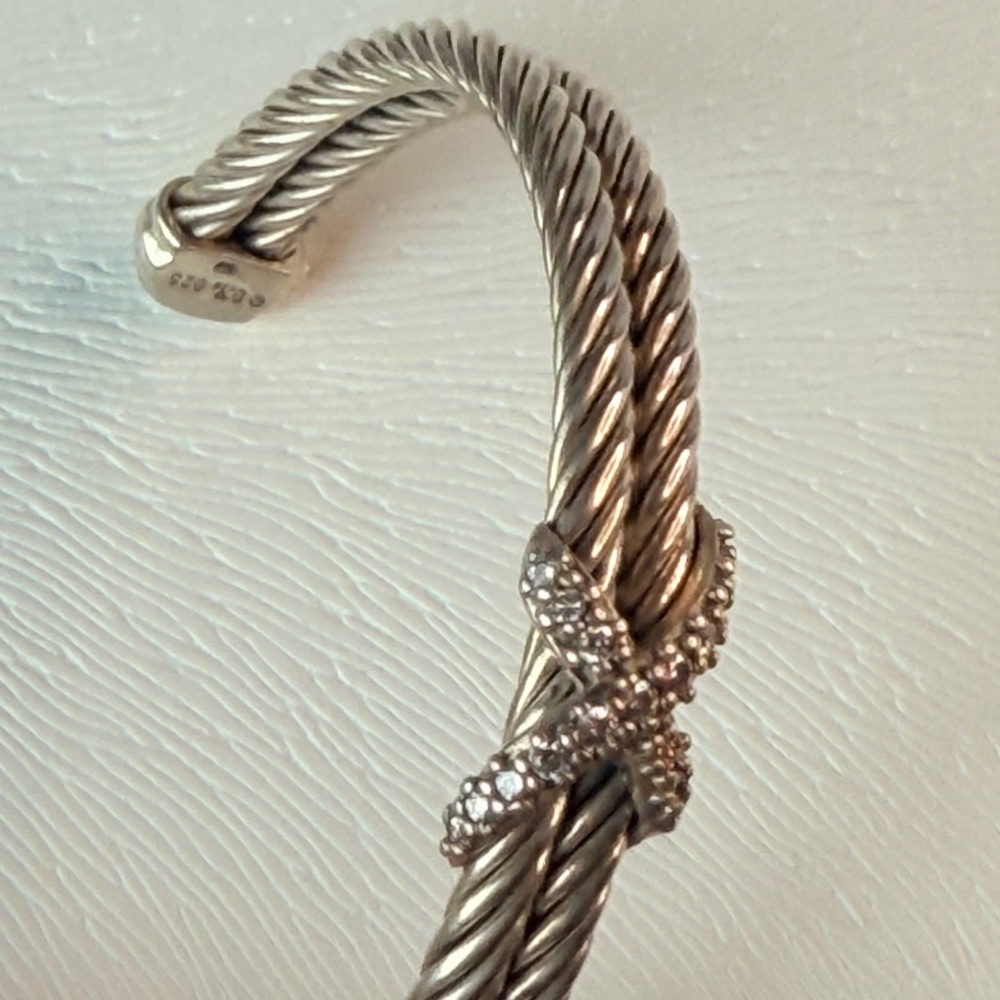 David Yurman Sterling Silver Bracelet - Picture 4 of 9